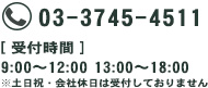 お問い合わせは03-3745-4511まで